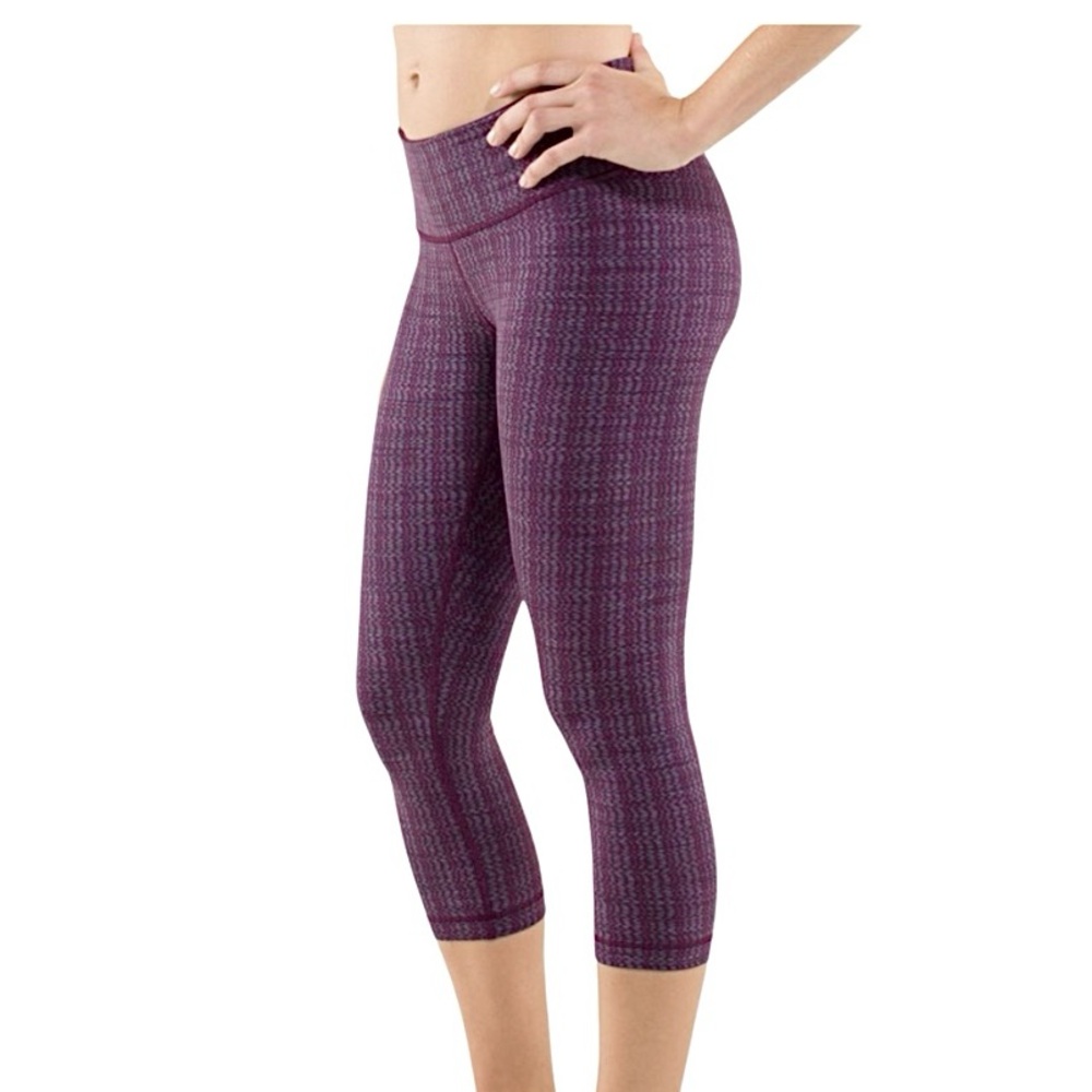 Lululemon Ziggy Wee Wunder Under 20.5” Textured Crop